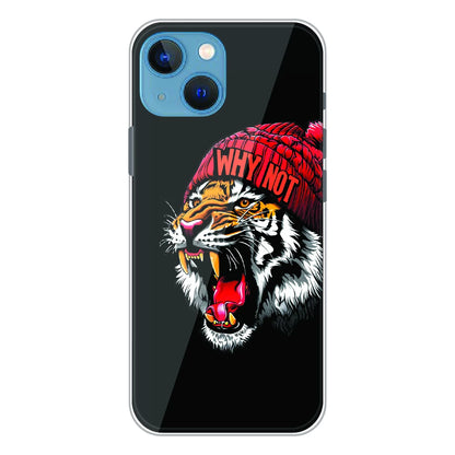 Why Not Tiger Street Art - Printed Silicone Case For Apple iPhone 13 Mini