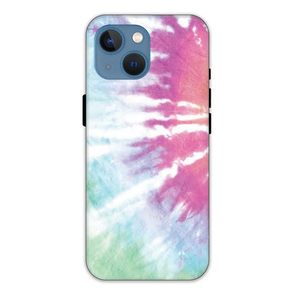 3 Color Splash Tie Dye Hard Case Apple iPhone 13 Mini Models