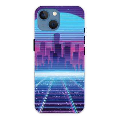 Cityscape Synthwave Hard Case Apple iPhone 13 Mini Models