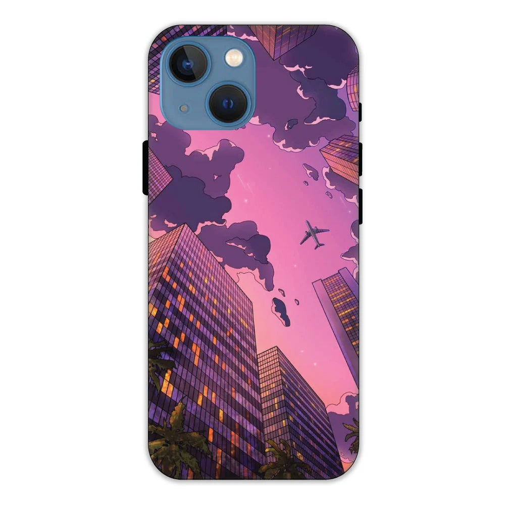 Purple Sky Hard Case Apple iPhone 13 Mini Models