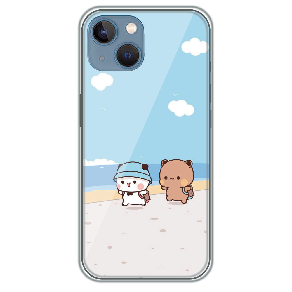 Beach Buddies - Printed Silicone Case for Apple iPhone 13 Mini