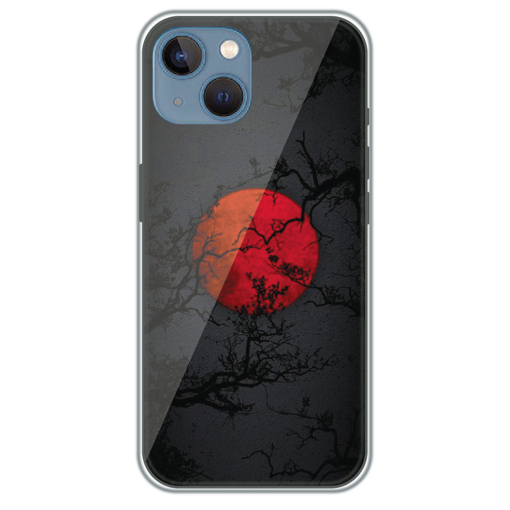Blood Moon - Printed Silicone Case for Apple iPhone 13 Mini