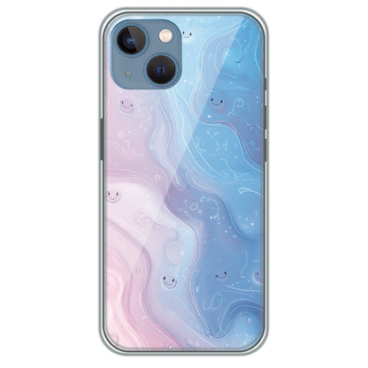Dreamy Marble Smiles - Printed Silicone Case for Apple iPhone 13 Mini