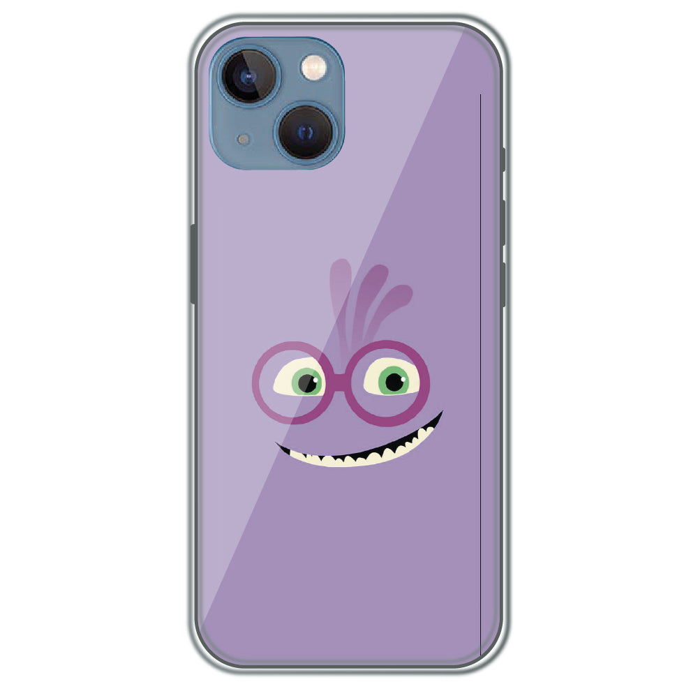 Grinning Purple Monster - Printed Silicone Case for Apple iPhone 13 Mini