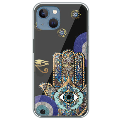 Hamsa Protection - Printed Silicone Case for Apple iPhone 13 Mini