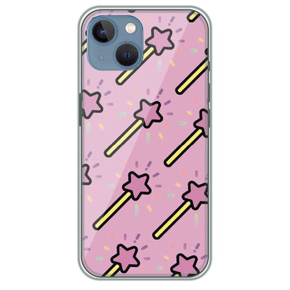 Magic Star Wands - Printed Silicone Case for Apple iPhone 13 Mini