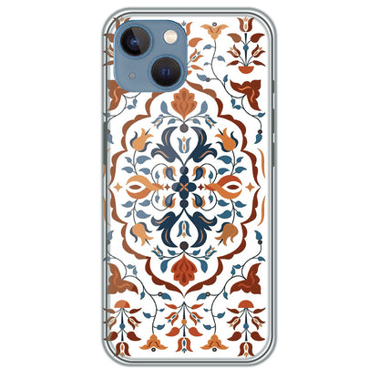Ottoman Floral Medallion - Printed Silicone Case for Apple iPhone 13 Mini