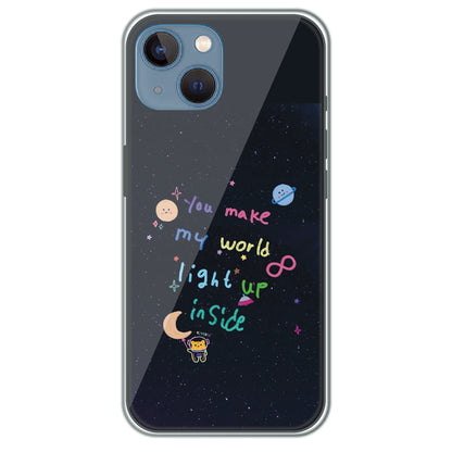 Starlight Love Note - Printed Silicone Case for Apple iPhone 13 Mini
