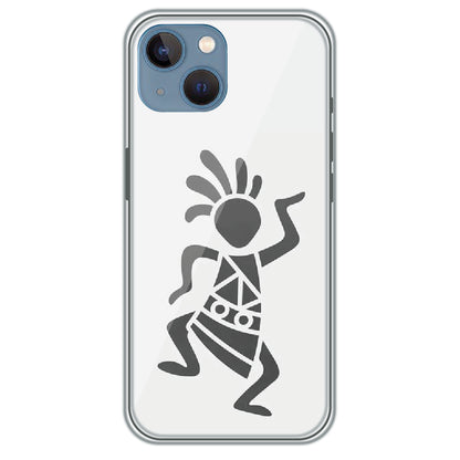 Tribal Dancer - Printed Silicone Case for Apple iPhone 13 Mini