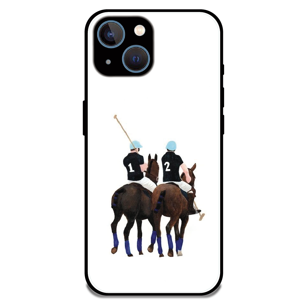 Polo Riders - Glossy Metal Silicone Case For Apple iPhone 13 Mini