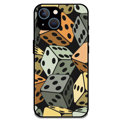 Dice - Glossy Metal Silicone Case For Apple iPhone 13 Mini