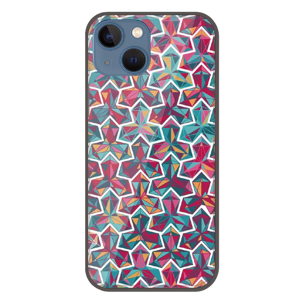 Colorful Abstract - Printed Silicone Case For Apple iPhone 13 Mini