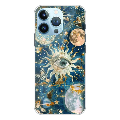 Mystic Cosmic Eye Galaxy - Printed Silicone Case For Apple iPhone 13 Pro