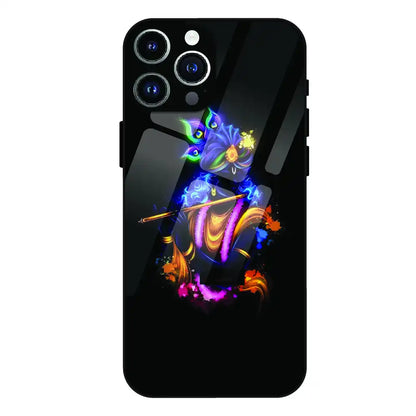 'Abstract Krishna - Glass Case For Apple iPhone 13 Pro Max