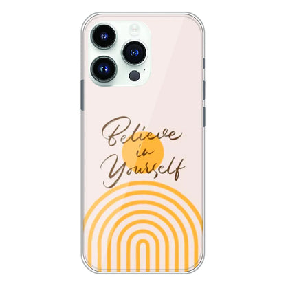 Believe in Yourself Minimal - Printed Silicone Case For Apple iPhone 13 Pro Max