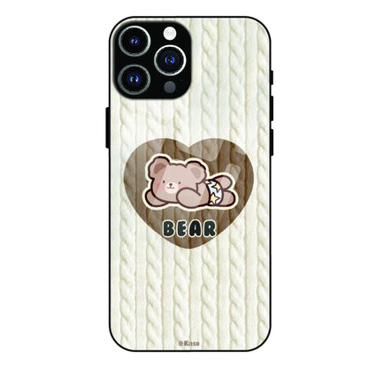 Bear Heart - Glass Case For Apple iPhone 13 Pro Max