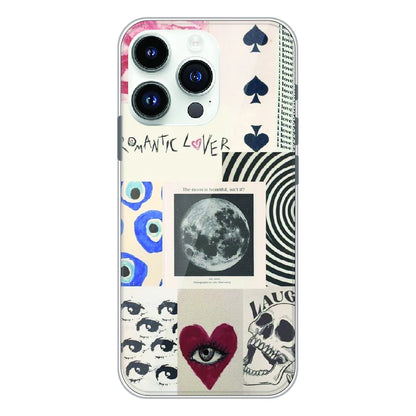 Romantic Art Collage - Printed Silicone Case For Apple iPhone 13 Pro Max