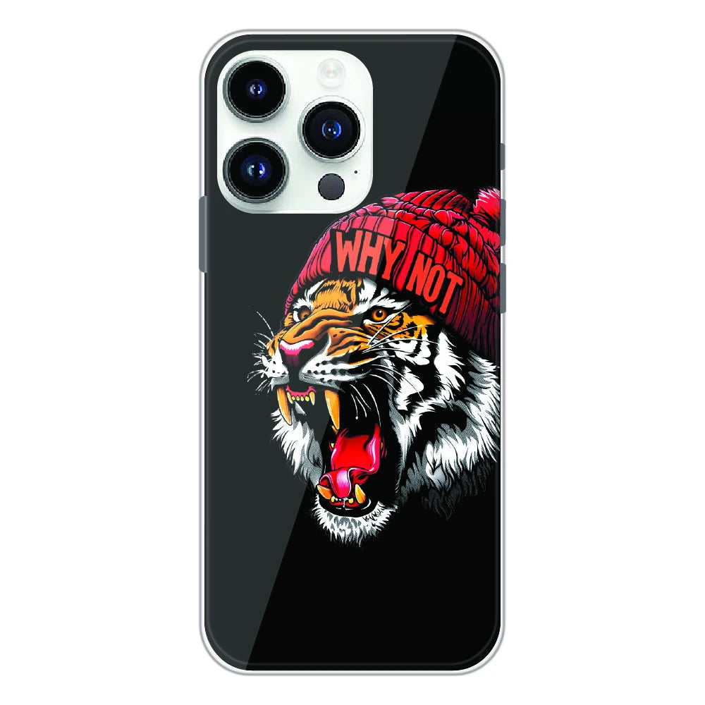 Why Not Tiger Street Art - Printed Silicone Case For Apple iPhone 13 Pro Max