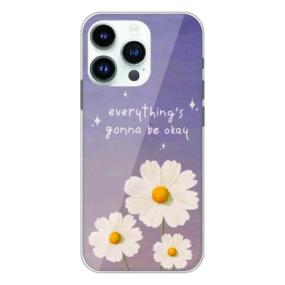 Everything’s Gonna Be Okay Daisy - Printed Silicone Case For Apple iPhone 13 Pro Max