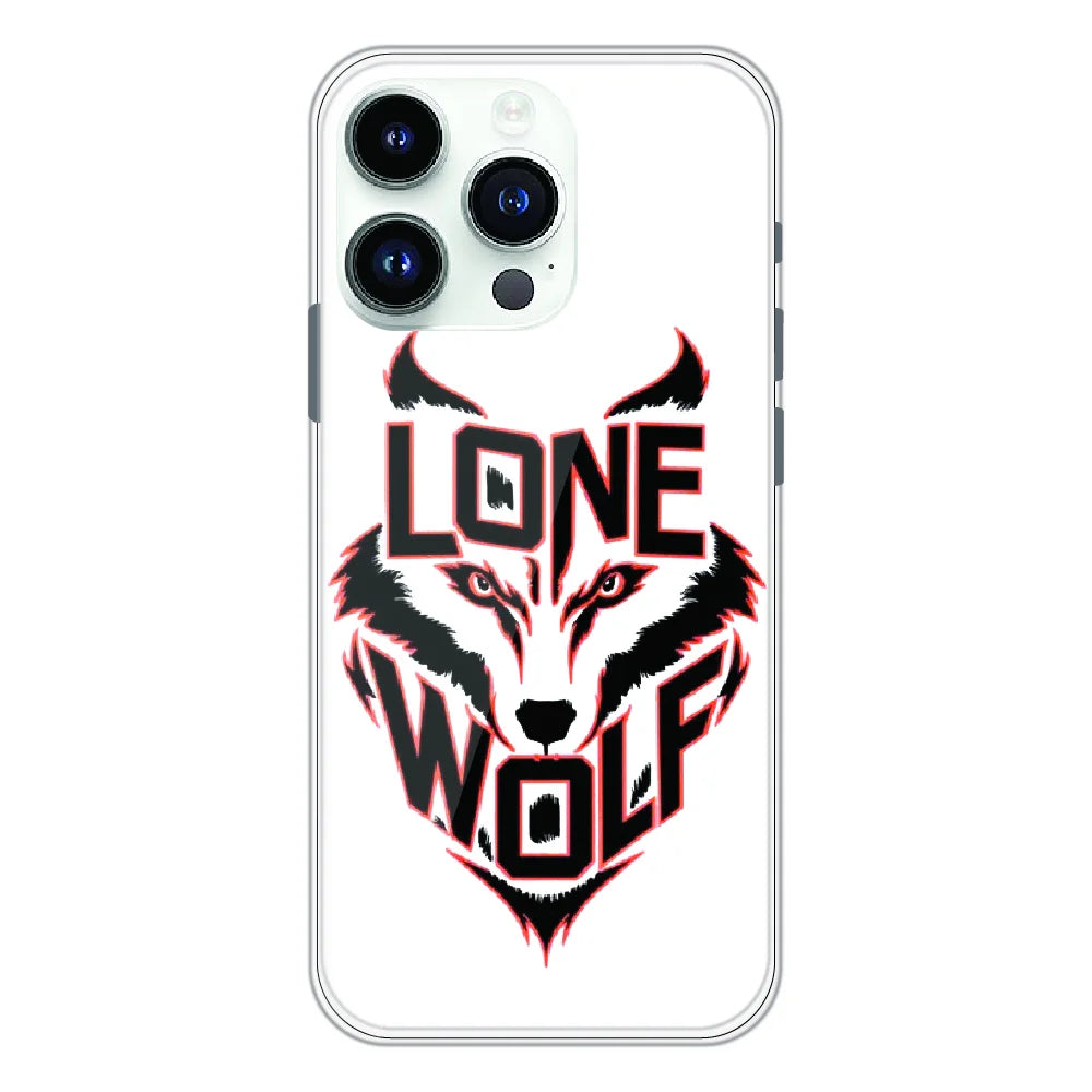 Lone Wolf Power Art - Printed Silicone Case For Apple iPhone 13 Pro Max