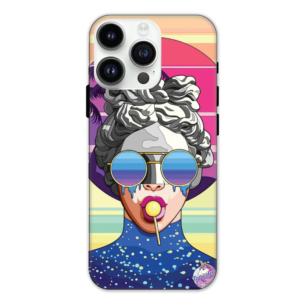 Lollipop Girl Hard Case Apple iPhone 13 Pro Max Models