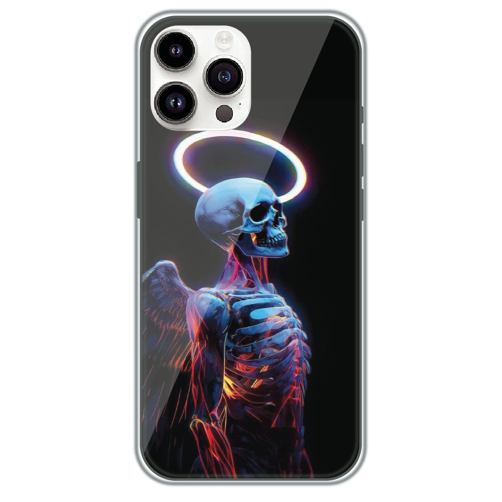 Angel Skeleton - Printed Silicone Case for Apple iPhone 13 Pro Max