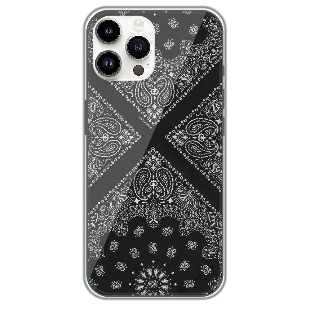 Black Bandana - Printed Silicone Case for Apple iPhone 13 Pro Max