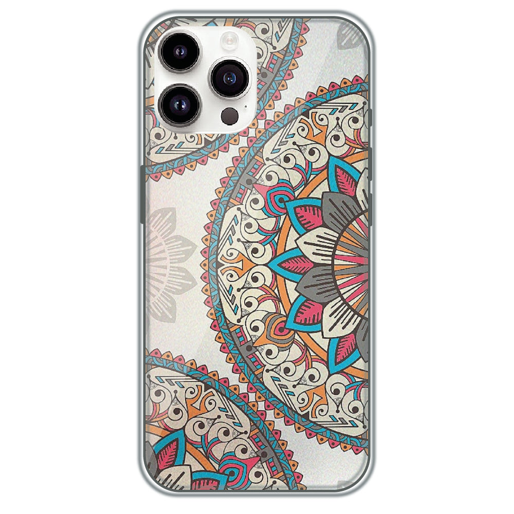 Boho Mandala - Printed Silicone Case for Apple iPhone 13 Pro Max
