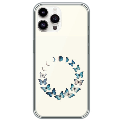 Butterfly Moon Cycle - Printed Silicone Case for Apple iPhone 13 Pro Max