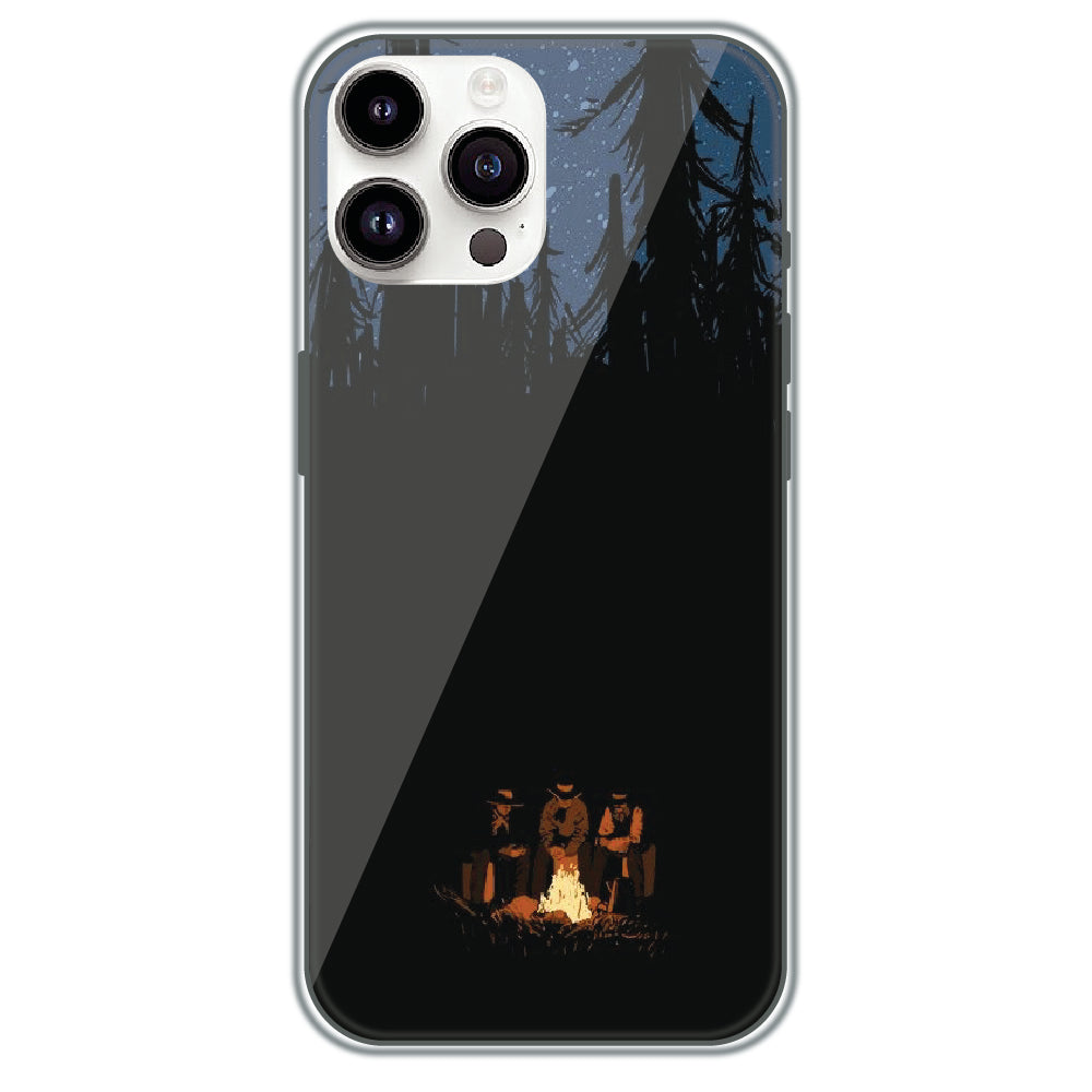 Campfire Night - Printed Silicone Case for Apple iPhone 13 Pro Max