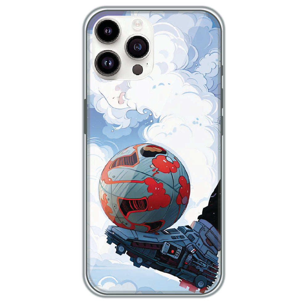 Cyber Football - Printed Silicone Case for Apple iPhone 13 Pro Max