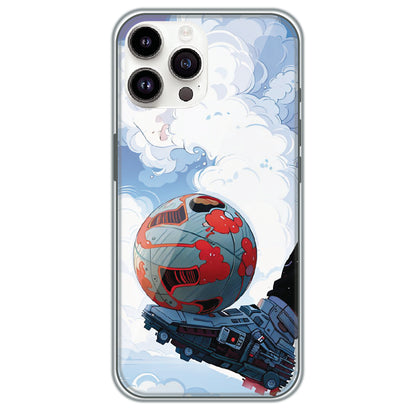 Cyber Football - Printed Silicone Case for Apple iPhone 13 Pro Max
