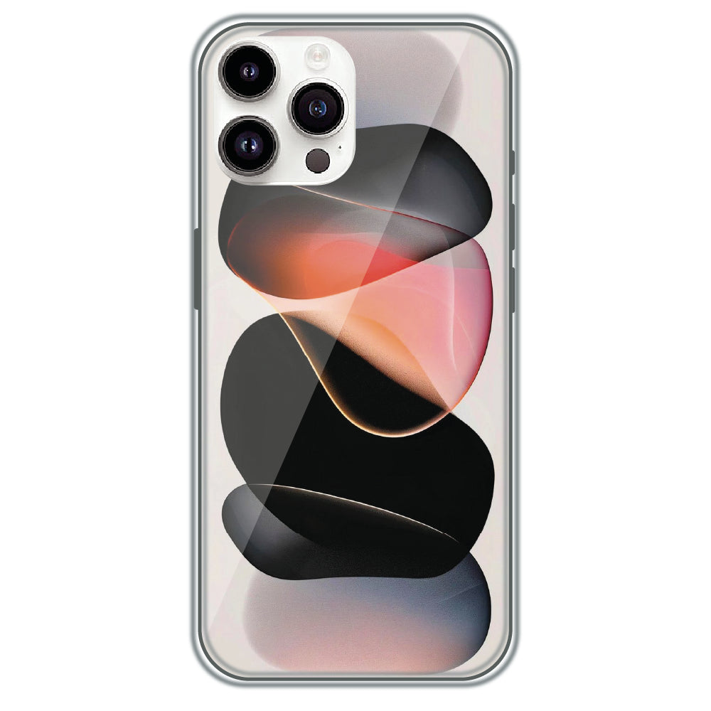 Floating Stones - Printed Silicone Case for Apple iPhone 13 Pro Max