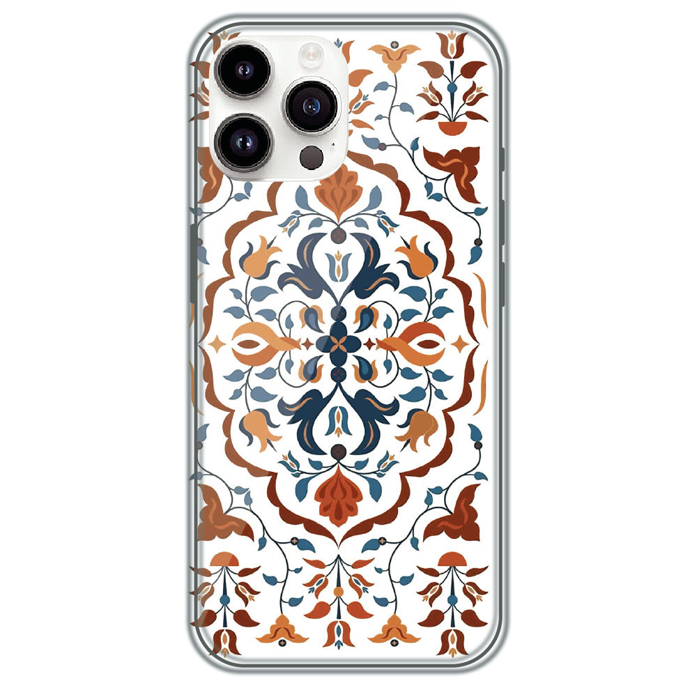 Ottoman Floral Medallion - Printed Silicone Case for Apple iPhone 13 Pro Max