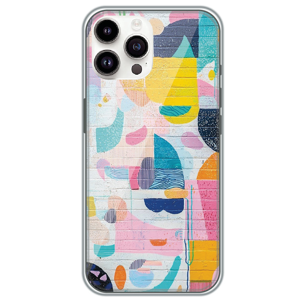 Painted Wall Mural - Printed Silicone Case for Apple iPhone 13 Pro Max