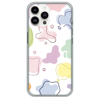 Pastel Splash Patches - Printed Silicone Case for Apple iPhone 13 Pro Max