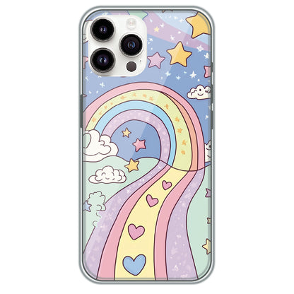 Rainbow Path - Printed Silicone Case for Apple iPhone 13 Pro Max