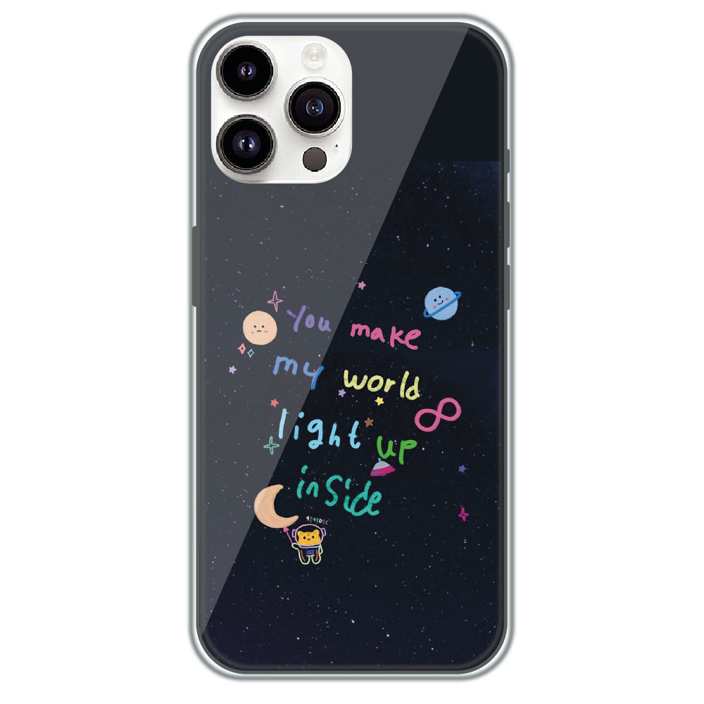 Starlight Love Note - Printed Silicone Case for Apple iPhone 13 Pro Max