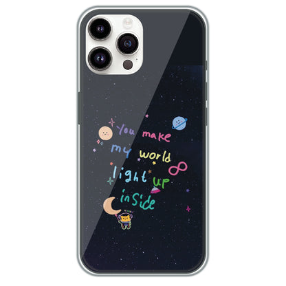 Starlight Love Note - Printed Silicone Case for Apple iPhone 13 Pro Max