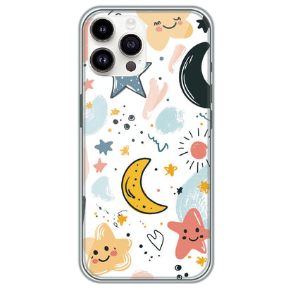 Starry Night Friends - Printed Silicone Case for Apple iPhone 13 Pro Max