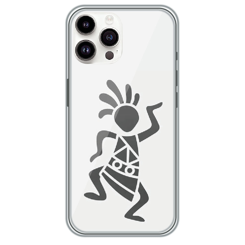 Tribal Dancer - Printed Silicone Case for Apple iPhone 13 Pro Max