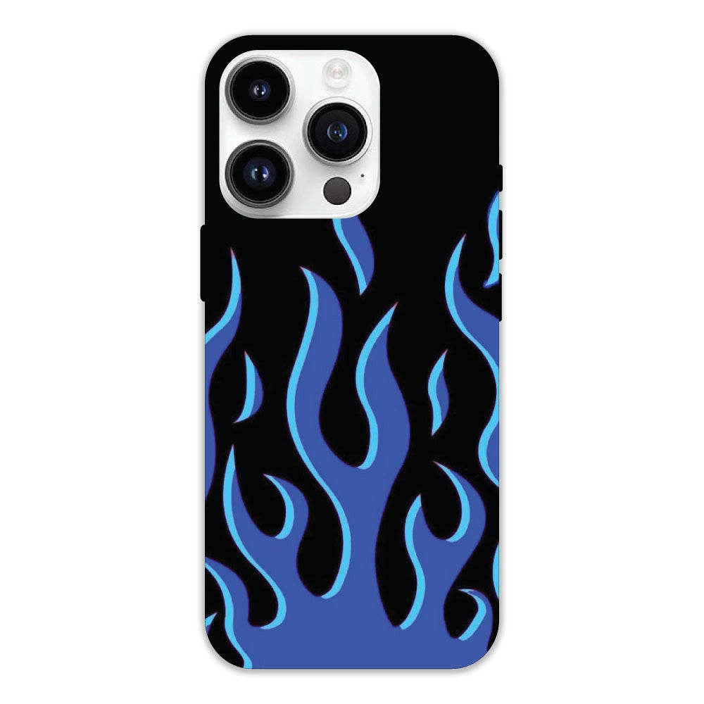 Blue Flames Hard Case For Apple iPhone 13 pro max Models