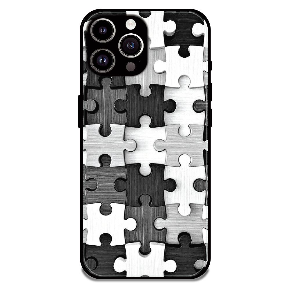 Maze - Glossy Metal Silicone Case For Apple iPhone 13 Pro Max