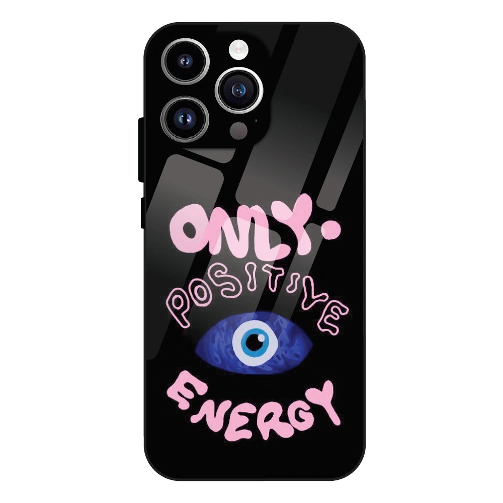 Only Positive Energy Evil Eye - Glass Case For Apple iPhone 13 Pro Max