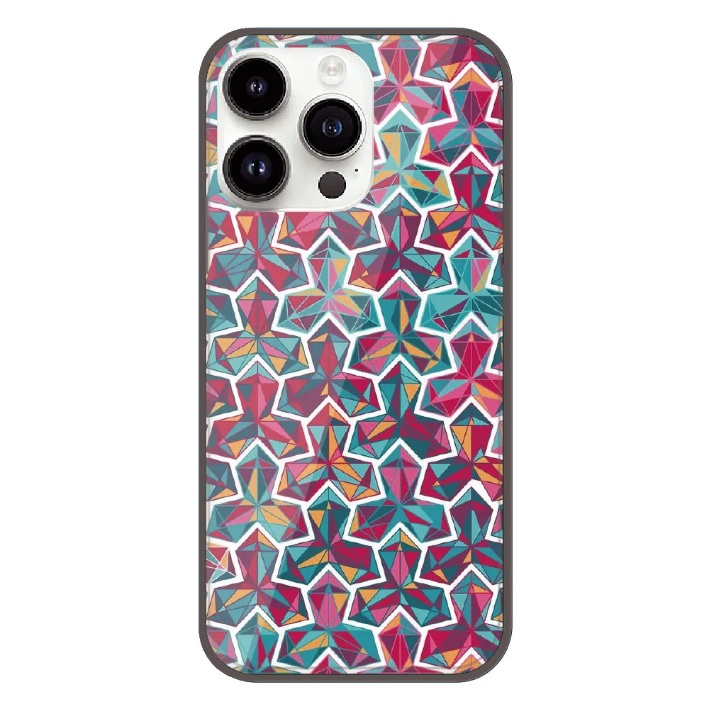 Colorful Abstract - Printed Silicone Case For Apple iPhone 13 Pro Max