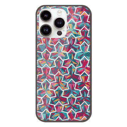 Colorful Abstract - Printed Silicone Case For Apple iPhone 13 Pro Max
