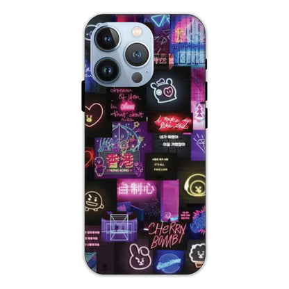 Neon Collage Hard Case Apple iPhone 13 Pro Models