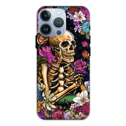 Skeleton & Flowers Hard Case Apple iPhone 13 Pro Models
