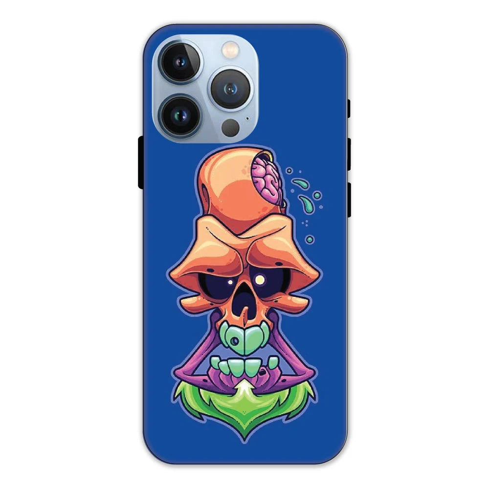 Psychedelic Skull Hard Case Apple iPhone 13 Pro Models