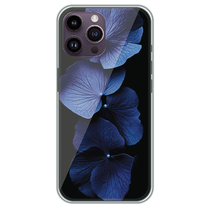 Blue Hydrangea - Printed Silicone Case for Apple iPhone 13 Pro